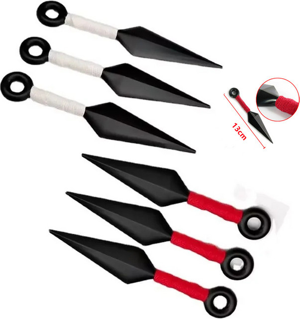 P+S International Naruto Ninja Darts, Wurfwaffe, 3-teiliges Set, bunt - Bild 1