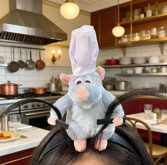 Potdemiel Ratatouille Haarband, Plüsch-Haaraccessoire - Bild 1