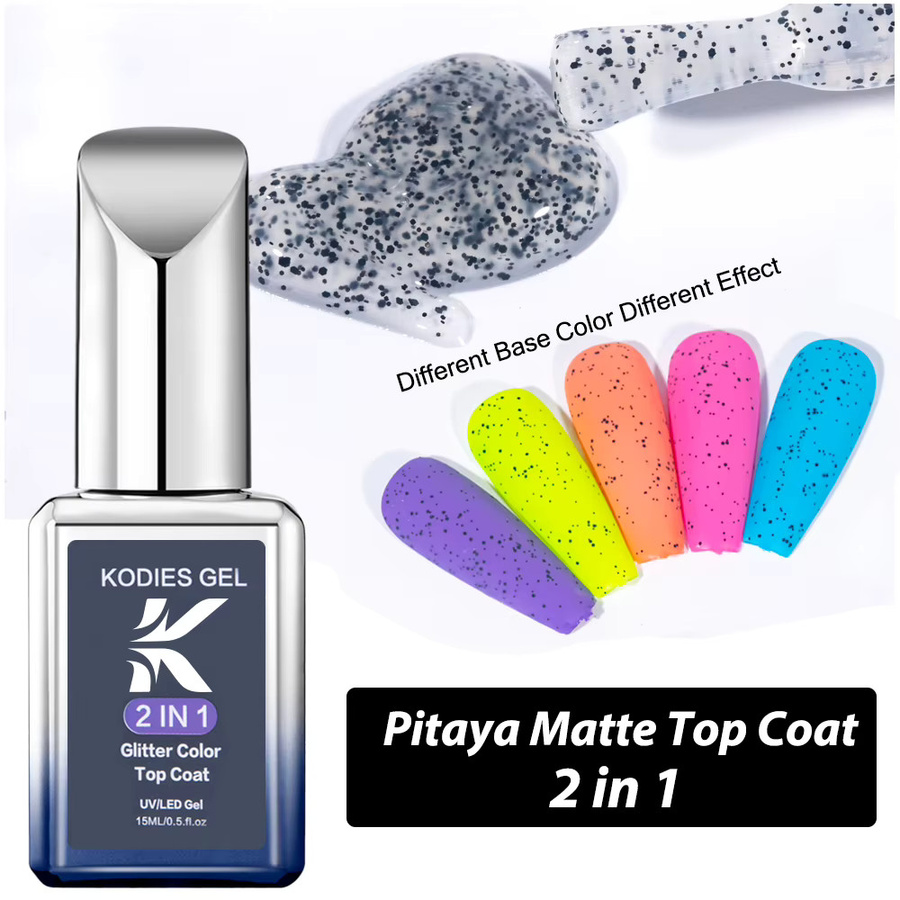 Kodies Gel Drachen Nagellack, Matt, 15 ml - Bild 3