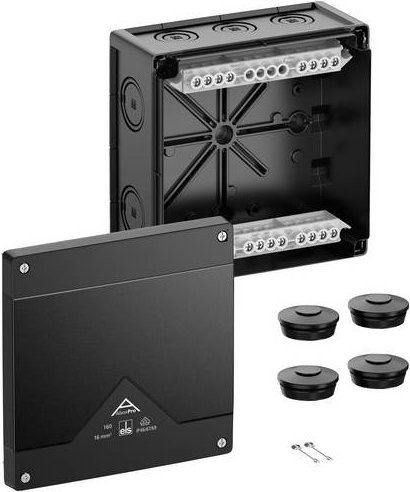 Spelsberg Abzweigkasten Schwarz B/T/H: 18,2 x 18,2 x 9,0 cm IP66 IP67 IP69 - Bild 1