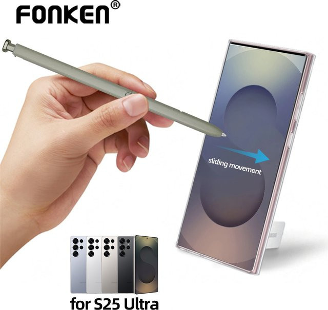 Samsung Stylus S Pen Ersatz für Galaxy S25 Ultra in Grau ohne Bluetooth - Bild 1