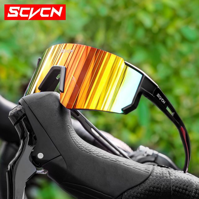 Scvcn Sportsonnenbrille, Vollrand, Kunststoff, polarisiert, Herren - Bild 1