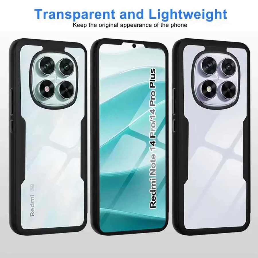 Xiaomi 360 Full Body Screen Protector für Redmi Note 14 Pro Plus, Note 14 Pro 4G 5G und Note 14, Transparent - Bild 6