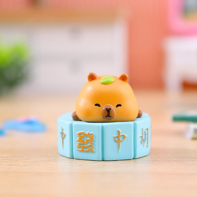 Yiran toy 1 Capybara Delfin Blind Box Spielzeugfigur PVC multicolour - Bild 1