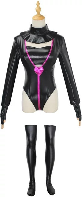 Cosfans Hazbin Hotel Angel Dust Cosplay Kostüm, Rosa, Unisex - Bild 1