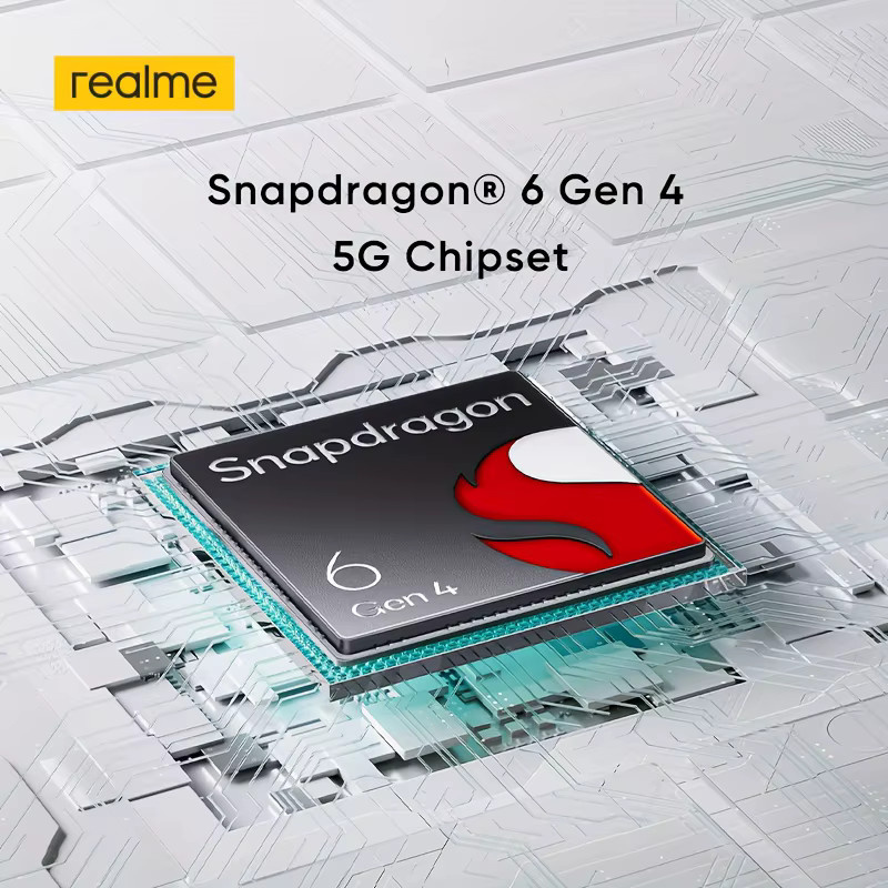realme P3 5G Smartphone Schwarz mit Snapdragon 6 Gen 4 Chipsatz, 120Hz eSports AMOLED-Display, 50MP AI-Kamera und 5260mAh Akku mit 45W Schnellladefunktion - Bild 2