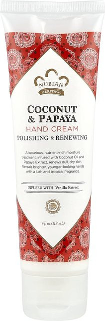 Nubian Heritage Handcreme Kokosnuss & Papaya, 118 ml, Unisex - Bild 1