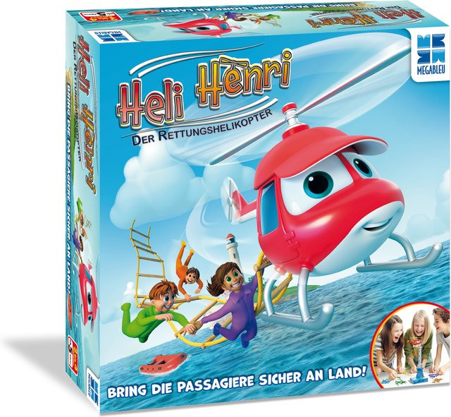 MEGABLEU Heli Henri - Der Rettungshelikopter Kinderspielzeug - Bild 1