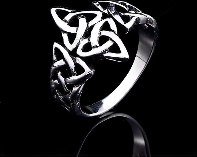NORTHMAN Ring, Edelstahl, Silber, Unisex - Bild 1