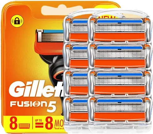 Gillette Fusion 5 Rasierklingen, 8 Stück, Herren - Bild 1
