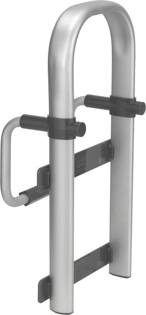 Wenko Badewannen-Einstiegshilfe Secura Premium Aluminium in Anthrazit und Silber - Bild 1