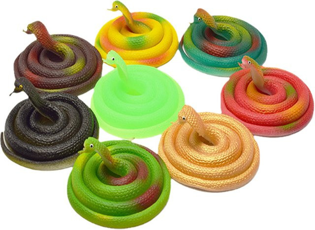 Meade Bionic Snake, Weiche Gummi Schlange, Outdoor Dekorationen - Bild 1