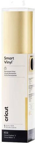 Cricut Smart Vinyl Permanent Folie Shimmer Gold, 33 x 366 cm - Bild 1
