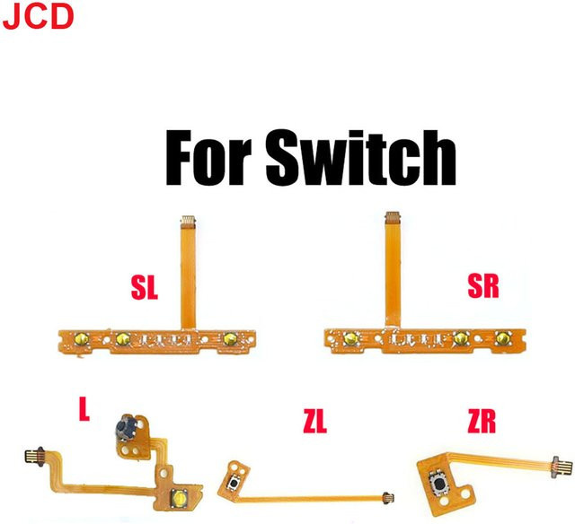 JCD Ersatz Flexkabel für Nintendo Switch JoyCon Schalter ZR ZL L SL SR Tasten - Bild 1