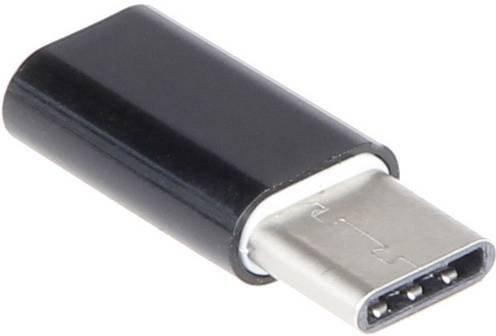 Joy-it K-1483 USB-Adapter für Raspberry Pi in Schwarz mit 1x USB-C Stecker und 1x USB 2.0 Micro-B Buchse - Bild 1