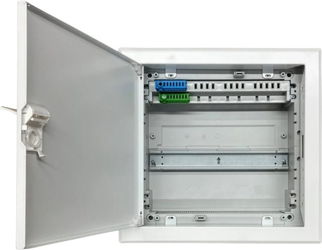 Alphatec Unterputzkleinverteiler 1-reihig mit Steckklemme in Weiß - Bild 1