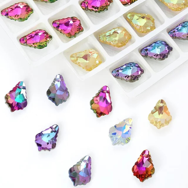 QIAO Anhänger, Kristall, Glas, Strass, 11x16mm - Bild 1