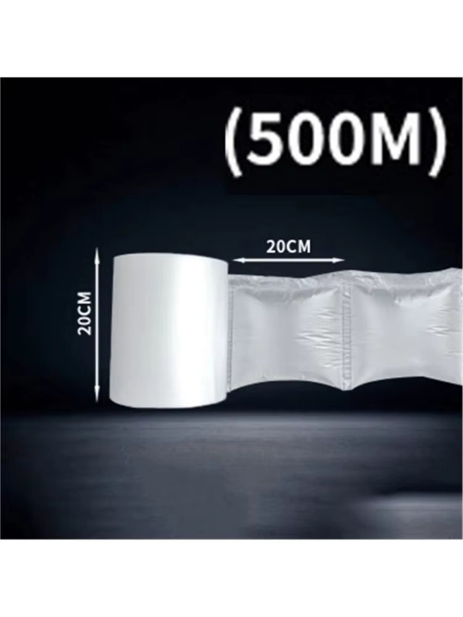 500 m Puffer-Luftkissenmaschine mit transparenten aufblasbaren Airbag-Paketen und stoßfester Folie, B/T: 20 x 10 cm und 20 x 20 cm - Bild 6