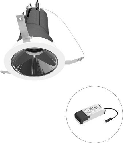 EVN F02R11SM1340L24P LED-Deckenstrahler in Weiß, rund und verstellbar - Bild 1