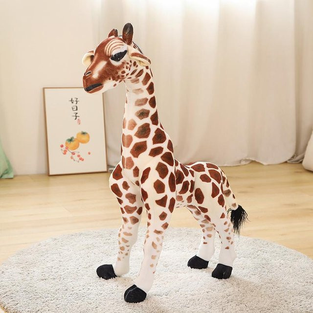 Pangcangshu Giraffen Plüschtier, braun, 65cm, ab 3 Jahre - Bild 1