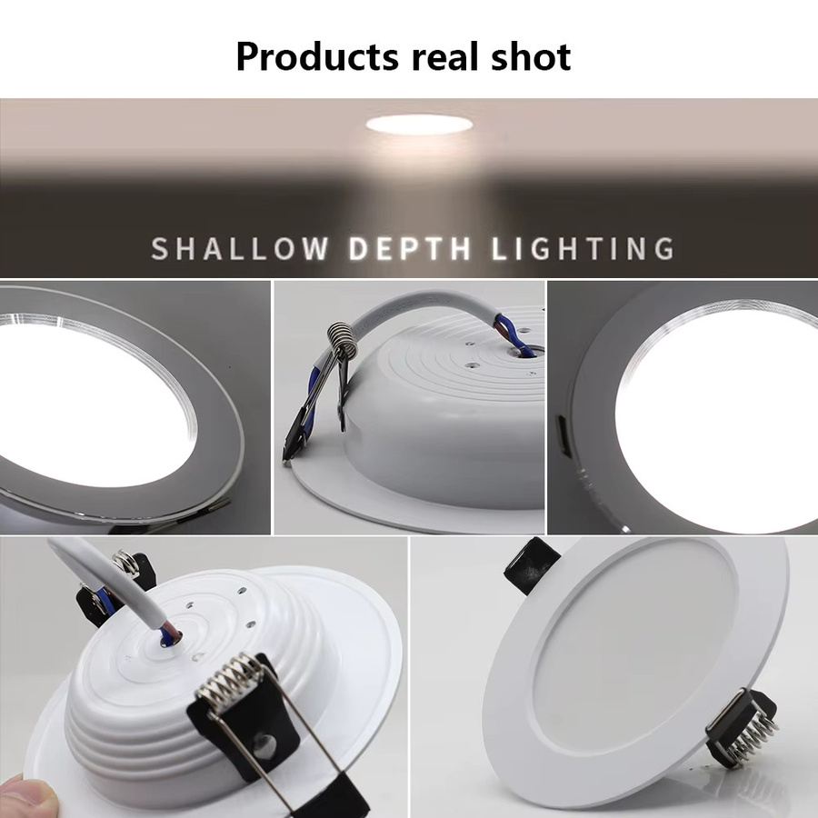 YNL LED Einbau Downlight Runde Deckenlampe als integrierter Strahler für die Innenbeleuchtung - Bild 3