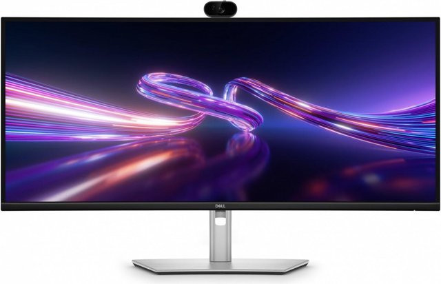 Dell Monitor P3426WEV 34-Zoll IPS Curved WQHD Schwarz mit HDMI, DisplayPort, USB-C und RJ45 - Bild 1