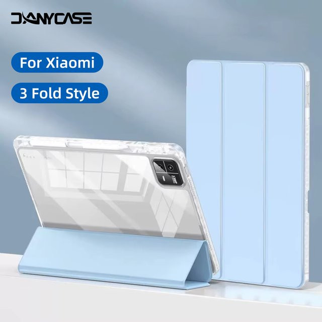 Xiaomi Schutzhülle aus transparentem TPU für Mi Pad 6, Mi Pad 5, Mi Pad 6 Pro und Mi Pad 7 Pro 11 Zoll/11,2 Zoll in Transparent und Grau - Bild 1