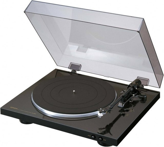 Denon Plattenspieler DP-300F in Schwarz - Bild 1