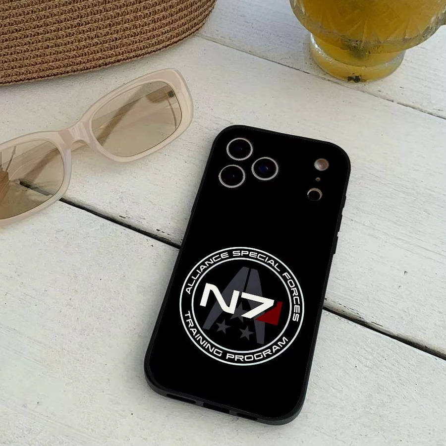 Mesuca N7 M-Mass Effect Handyhülle für iPhone 11 bis iPhone 17 Pro Max in Schwarz - Bild 6