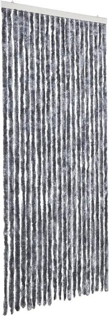 vidaXL Insektenschutz-Vorhang aus Chenille in Silber, thermoisolierend, Breite: 90 cm, Höhe: 200 cm - Bild 1