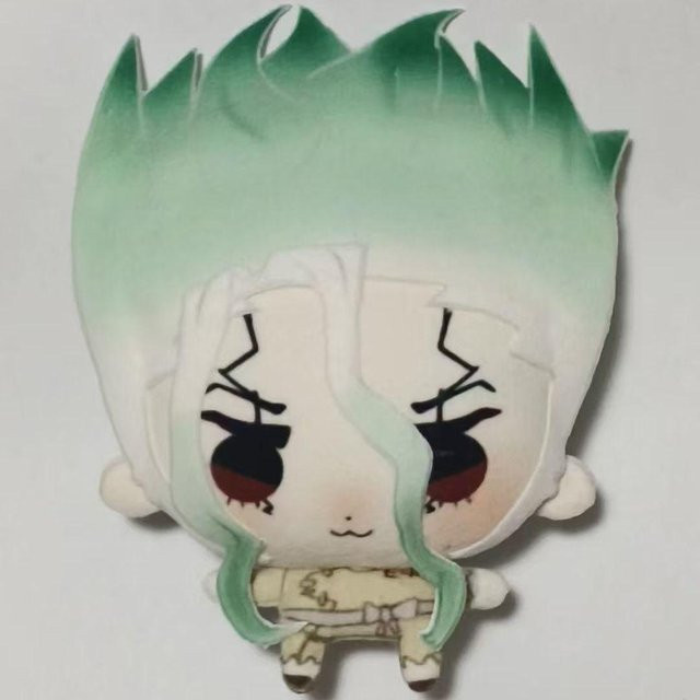 Yiran toy Dr.STONE Senku Ishigami Plüschpuppe, 10cm - Bild 1