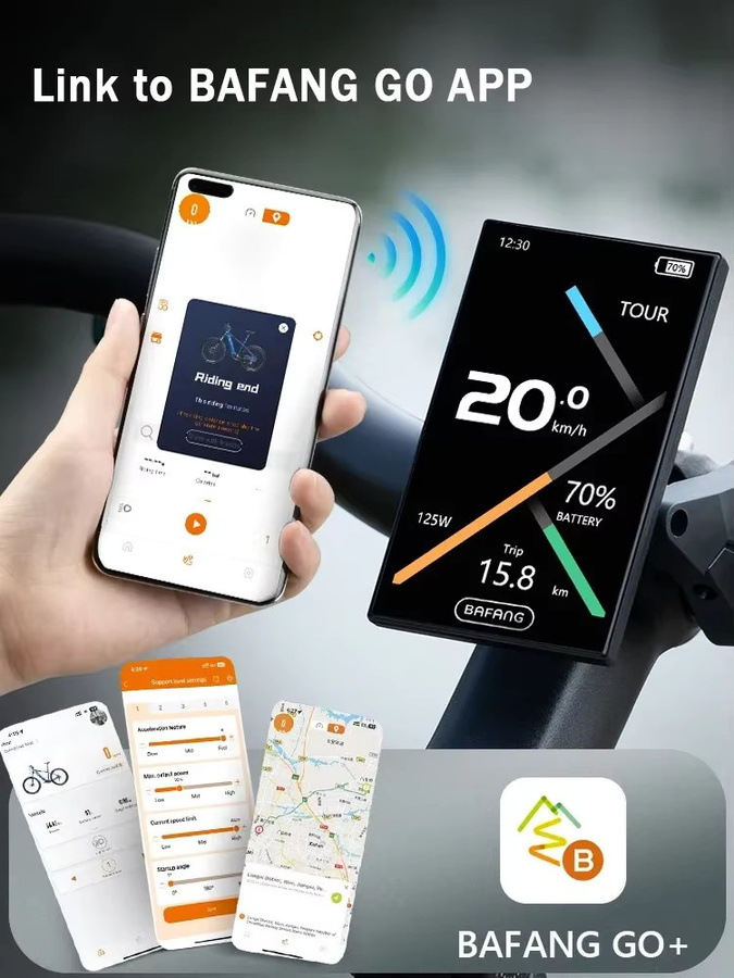 Bafang Bluetooth Motordisplay DPC010-CAN in Schwarz kompatibel mit M560 M600 M510 M820 M500 M420 M200 M300 M410 - Bild 4