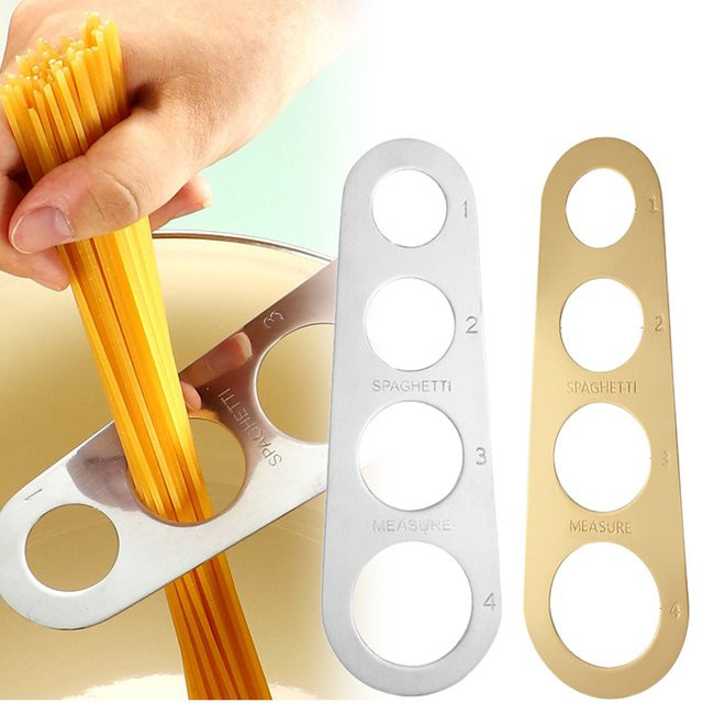 VIE LENTE Spaghetti Messgerät aus Edelstahl in Silber - Bild 1