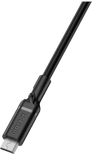 OtterBox Handy Ladekabel Schwarz mit Micro-USB und USB-A Stecker, Länge: 2,00 m - Bild 1
