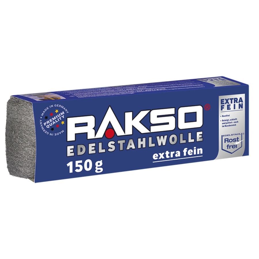 RAKSO Edelstahlwolle Extra-Fein 00 in Silber, 150 g - Bild 2