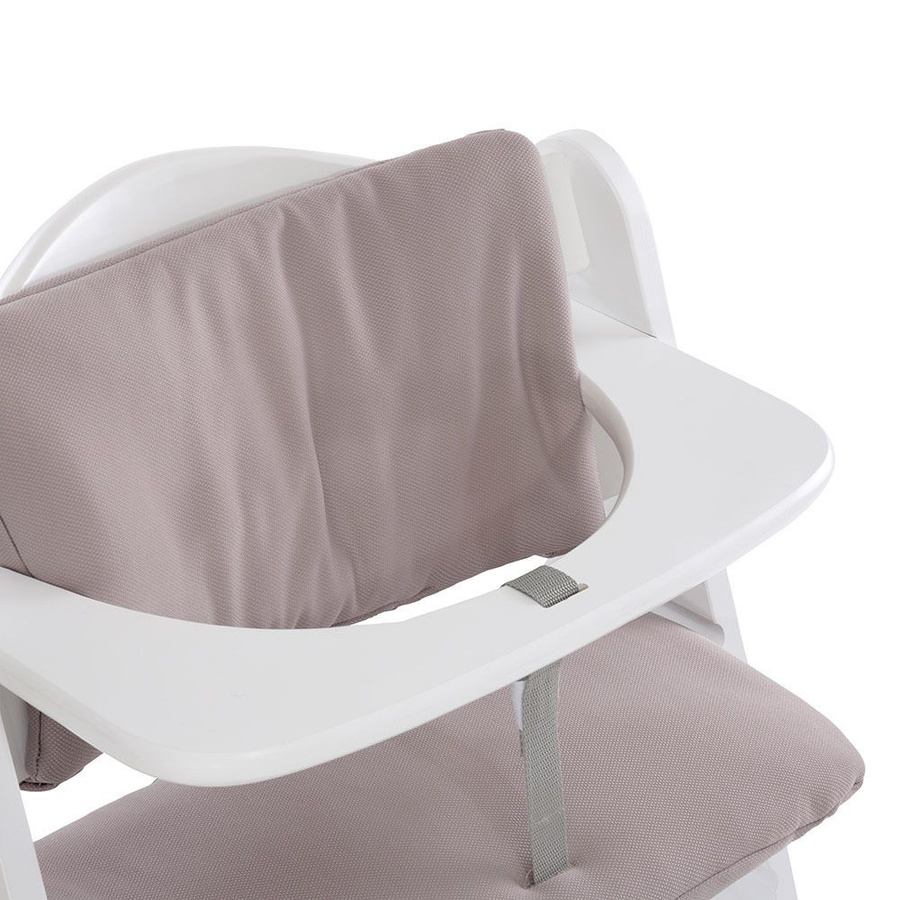 Hauck Hochstuhlauflage Deluxe Stretch Beige atmungsaktiv und waschbar - Bild 2