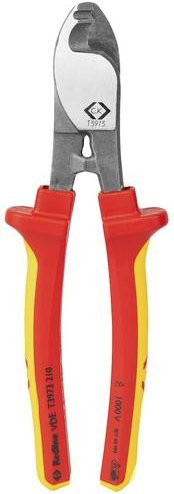 C.K Kabelschneider T3973 210 in Rot für Alu- und Kupferkabel sowie ein- und mehrdrähtige Kabel bis 11mm aus gehärtetem Edelstahl - Bild 1