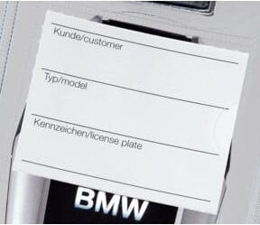Eichner Ersatzetiketten für Display-Key Schlüsseltaschen in Weiß aus Papier - Bild 1