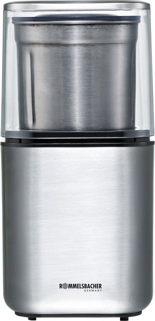 Rommelsbacher EGK 200 Gewürz- und Kaffeemühle aus Edelstahl in Silber - Bild 2