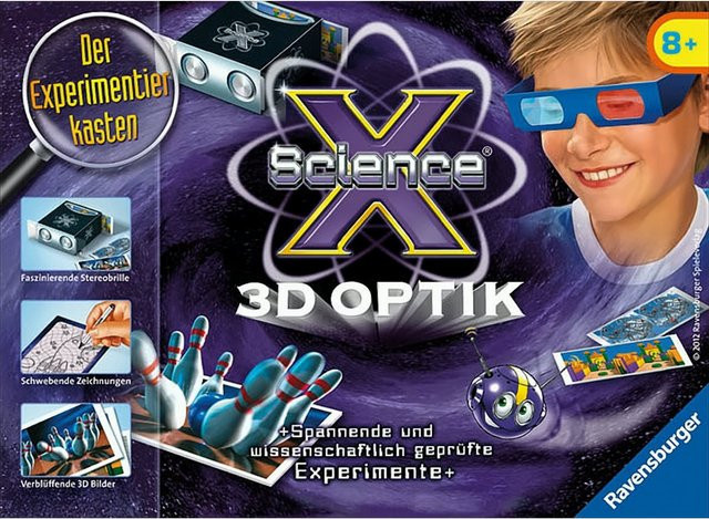 Ravensburger ScienceX 3D Optik - Experimente, Natur, ab 8 Jahren - Bild 1