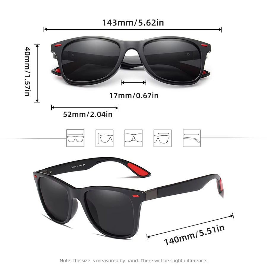 RIVIERSUN Sonnenbrille, Vollrand, quadratisch, Kunststoff, schwarz, Unisex - Bild 2