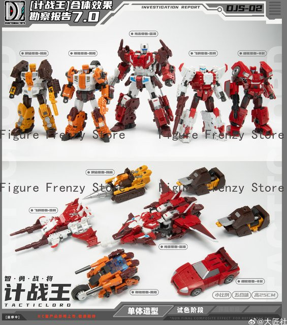 CRAFTSMAN TOYS Computron DJS-02A DJS02A DJS-02B DJS-02C DJS02BC Nosecone DJS-02DE C Set, Actionfigur, Weltraum - Bild 1