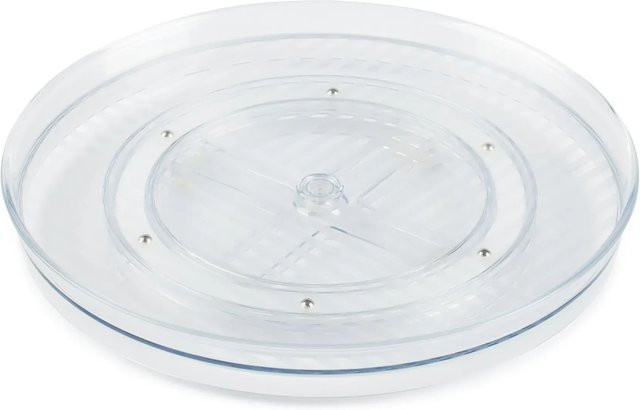 Rotho Drehteller Küchenorganizer Loft Transparent, Höhe: 3,2 cm - Bild 1