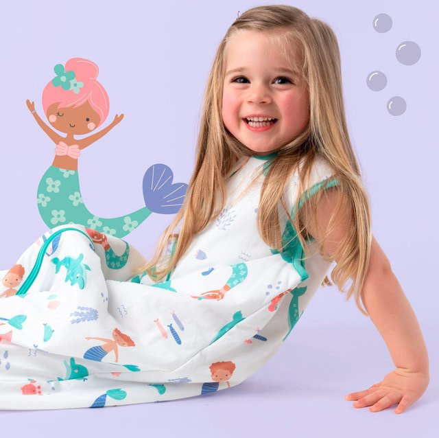 Schlummersack Schlafsack ohne Füße für Babys 1.0 Tog in Grün - Bild 1