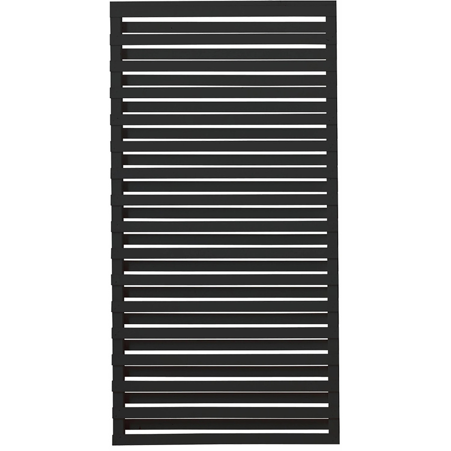 Plus Sichtschutzzaun Osaka aus lackiertem Nadelholz in Schwarz, Höhe: 180 cm, Breite: 90 cm - Bild 2
