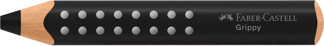 Faber Castell Grippy Buntstift Schwarz - Bild 1