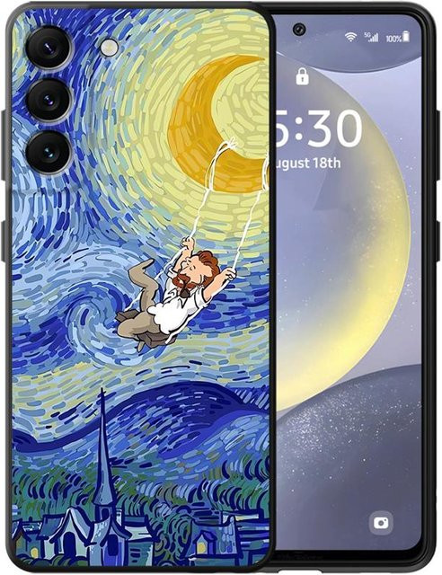 Handyhülle Van Gogh Sternennacht für Samsung Galaxy A55 5G A53 A52 A35 A32 A73 A72 A71 A51 A25 A24 A23 A22 A37 A36 A26 A35 5G Multicolor - Bild 1