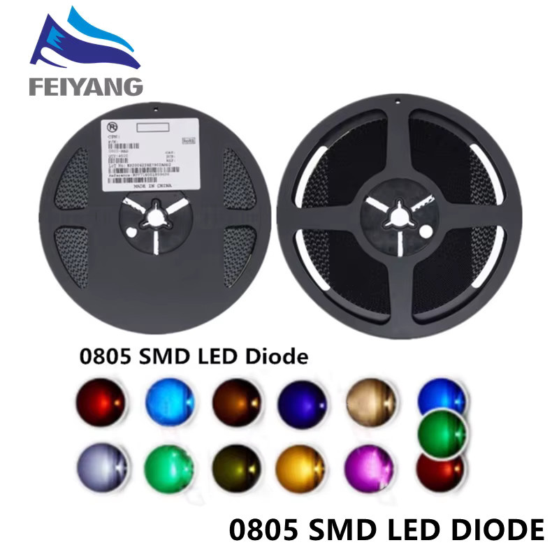 SAMIROB SMD-LED Set mit 100 Stück in Weiß und Multicolour für 0402 0603 0805 1206 1210 3528 Gehäusegrößen - Bild 4
