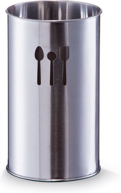 Zeller Present Küchen-Utensilienhalter aus Edelstahl in Silber, freistehend - Bild 1