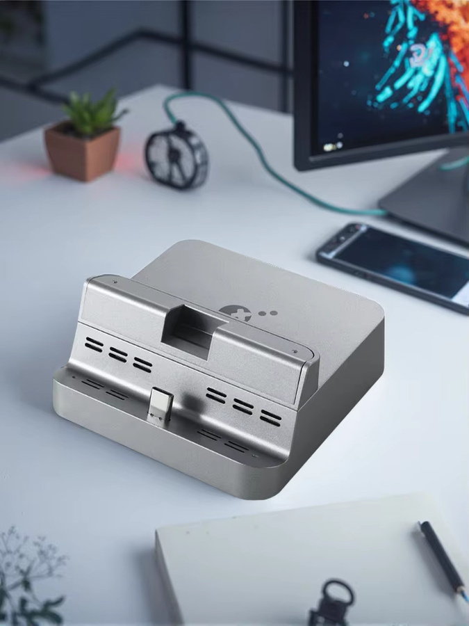 Gulikit NS35 Dockingstation für Nintendo Switch 1/2 und Switch 2, 4K 60Hz HDMI mit PD 100W Schnellladung und verbesserter Kühlung, Grau - Bild 5